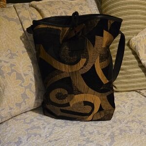 Maggie A Settle Elegant Black and Brown Women's Bag